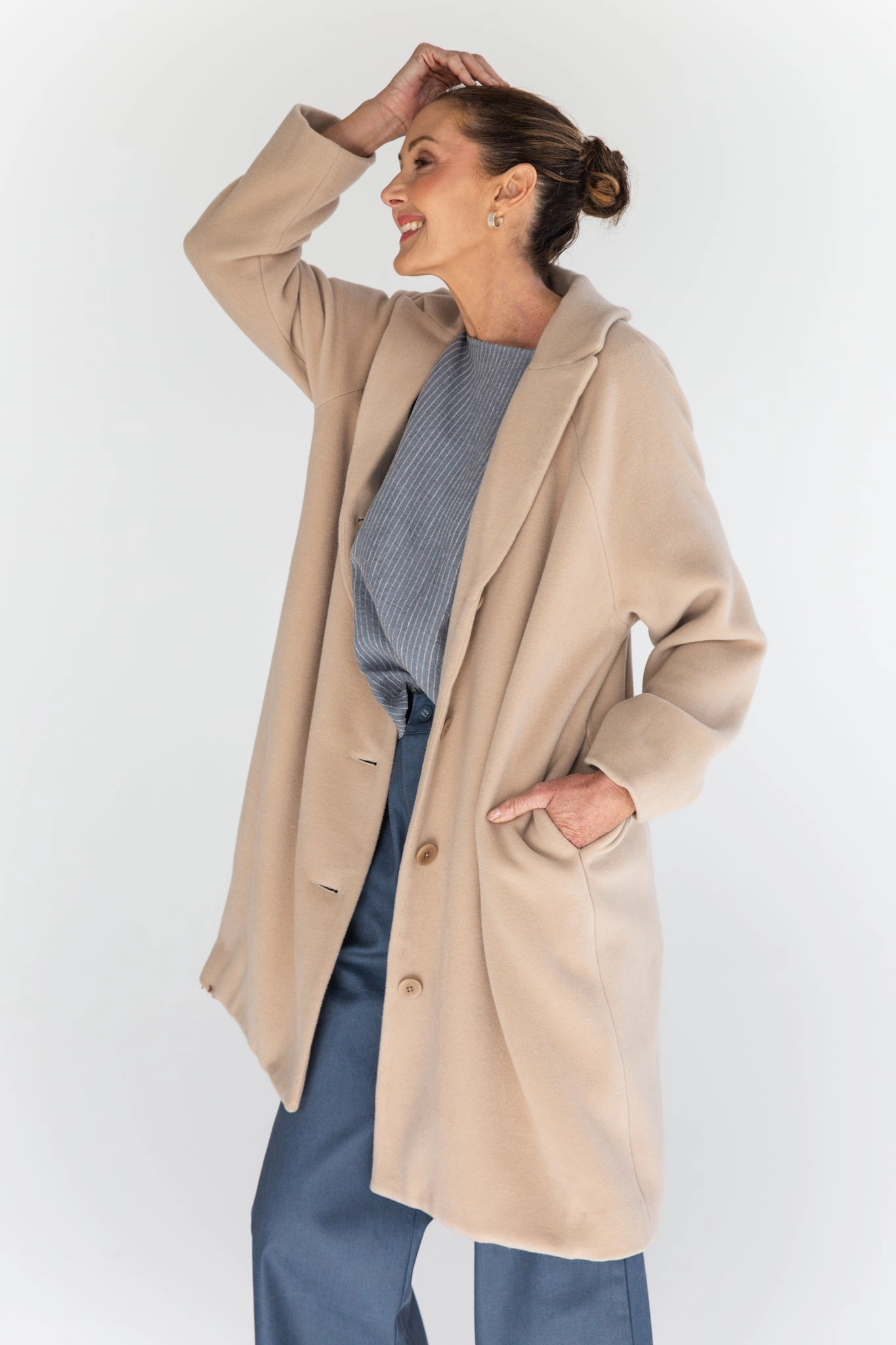 Airtight Fasteners Rhys Coat | Biscuit