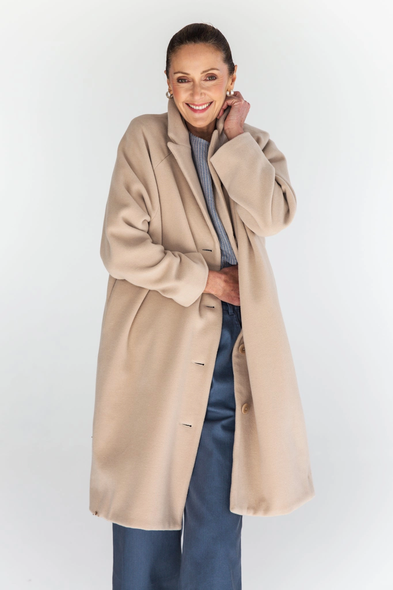 Soft Shell Rhys Coat | Biscuit