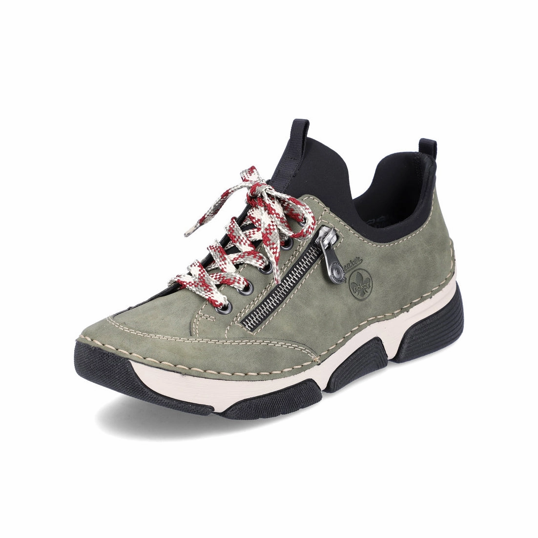 No Slip Simple Touch Rieker Women's Angela 73 Sneaker - Liane/Schwarz