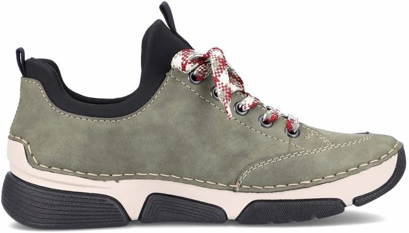 Kick Back Chill Day Rieker Women's Angela 73 Sneaker - Liane/Schwarz