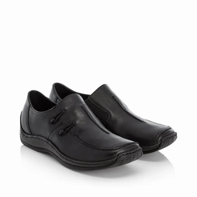 Rieker Women's Celia Slip-On - Black Healthy Walk Trip Pic