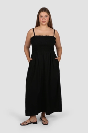 RILORA DRESS BLACK Easy and Effortless