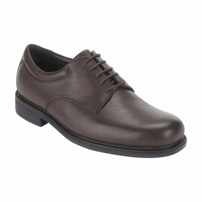 Memory Foam Padding Long Standing Rockport Men's Margin Oxford - Chocolate