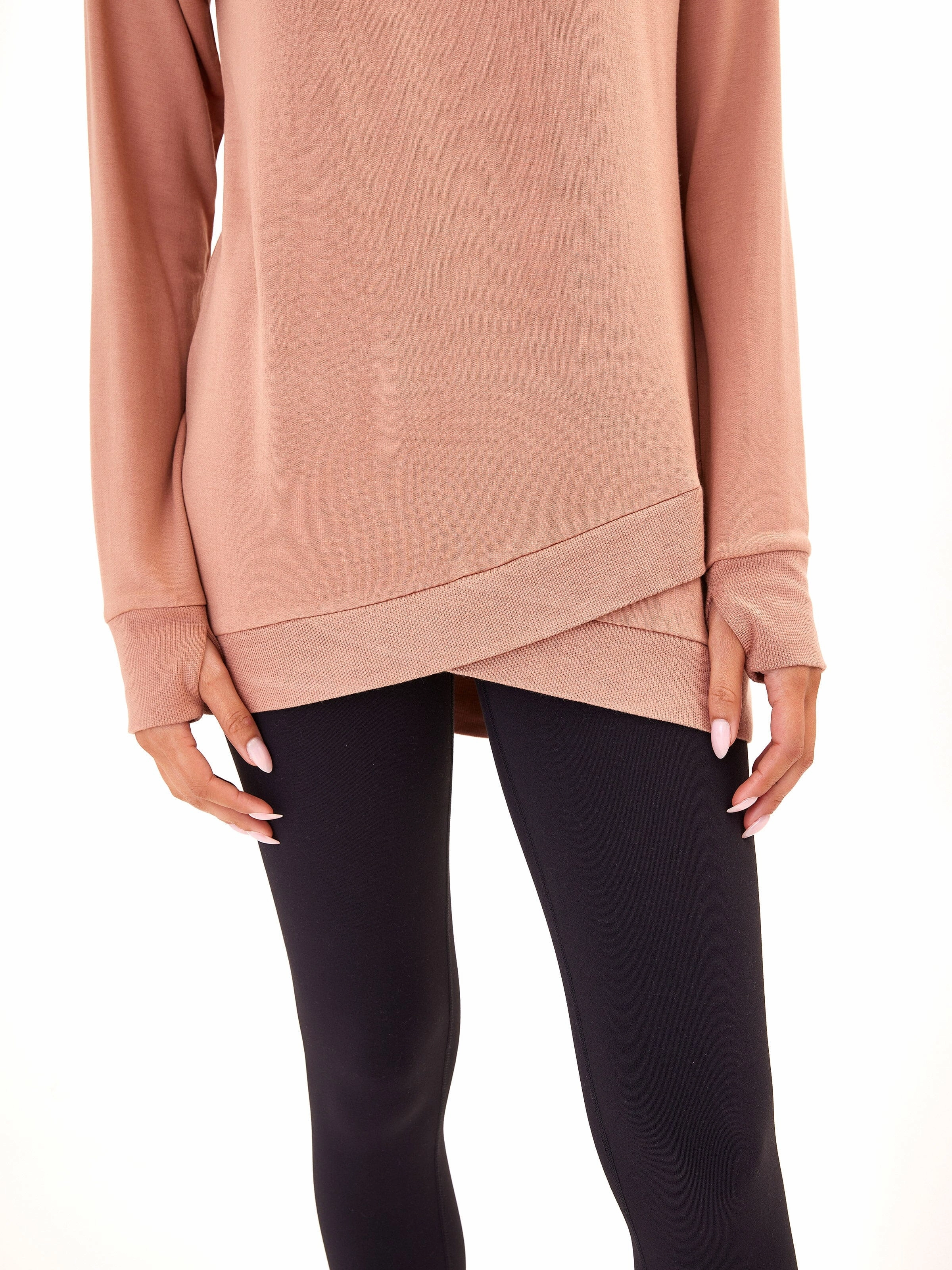 Leanna Feather Fleece Tunic Durable Outer Layer
