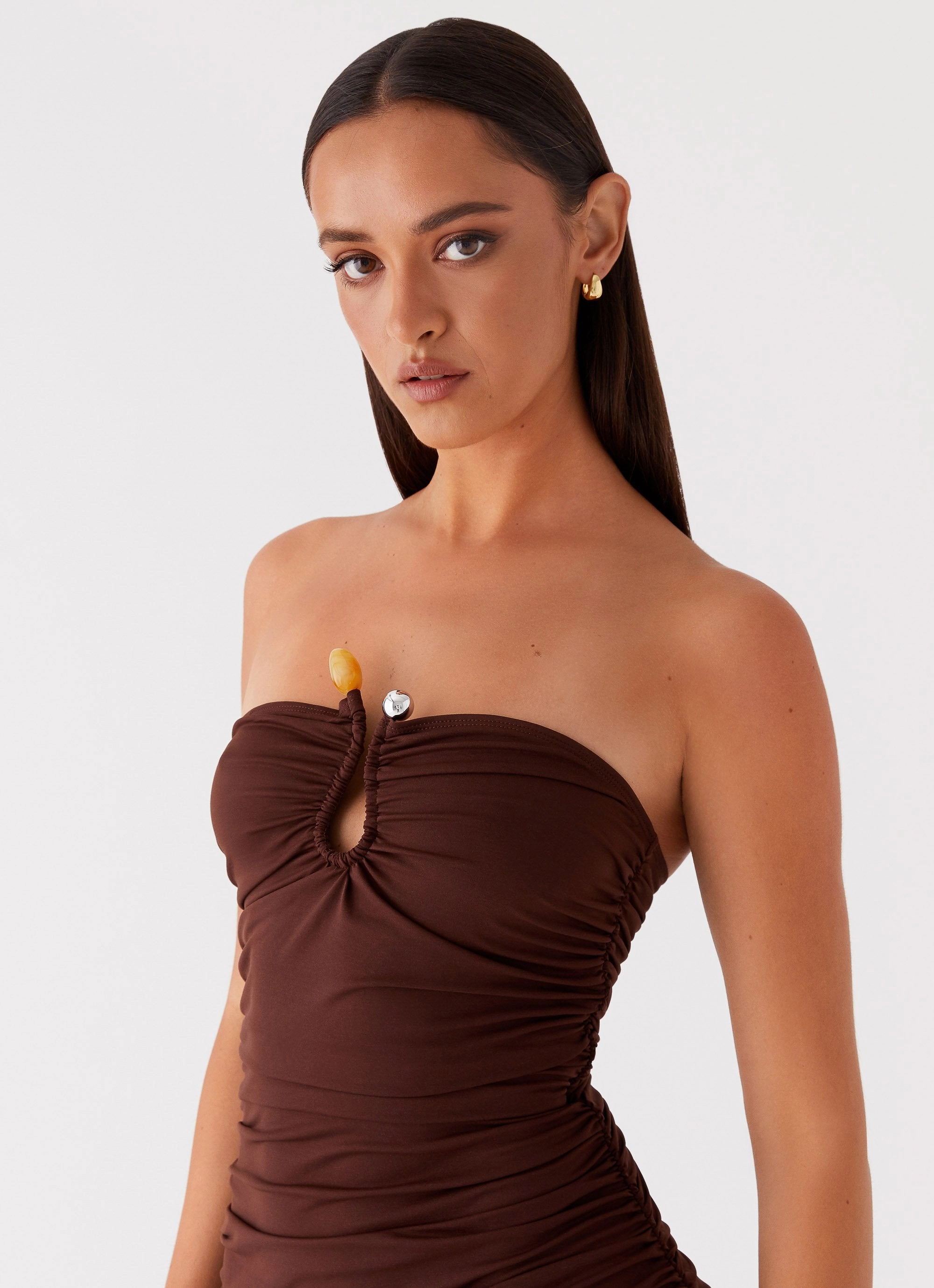 Casual Tones Rudy Maxi Dress - Brown