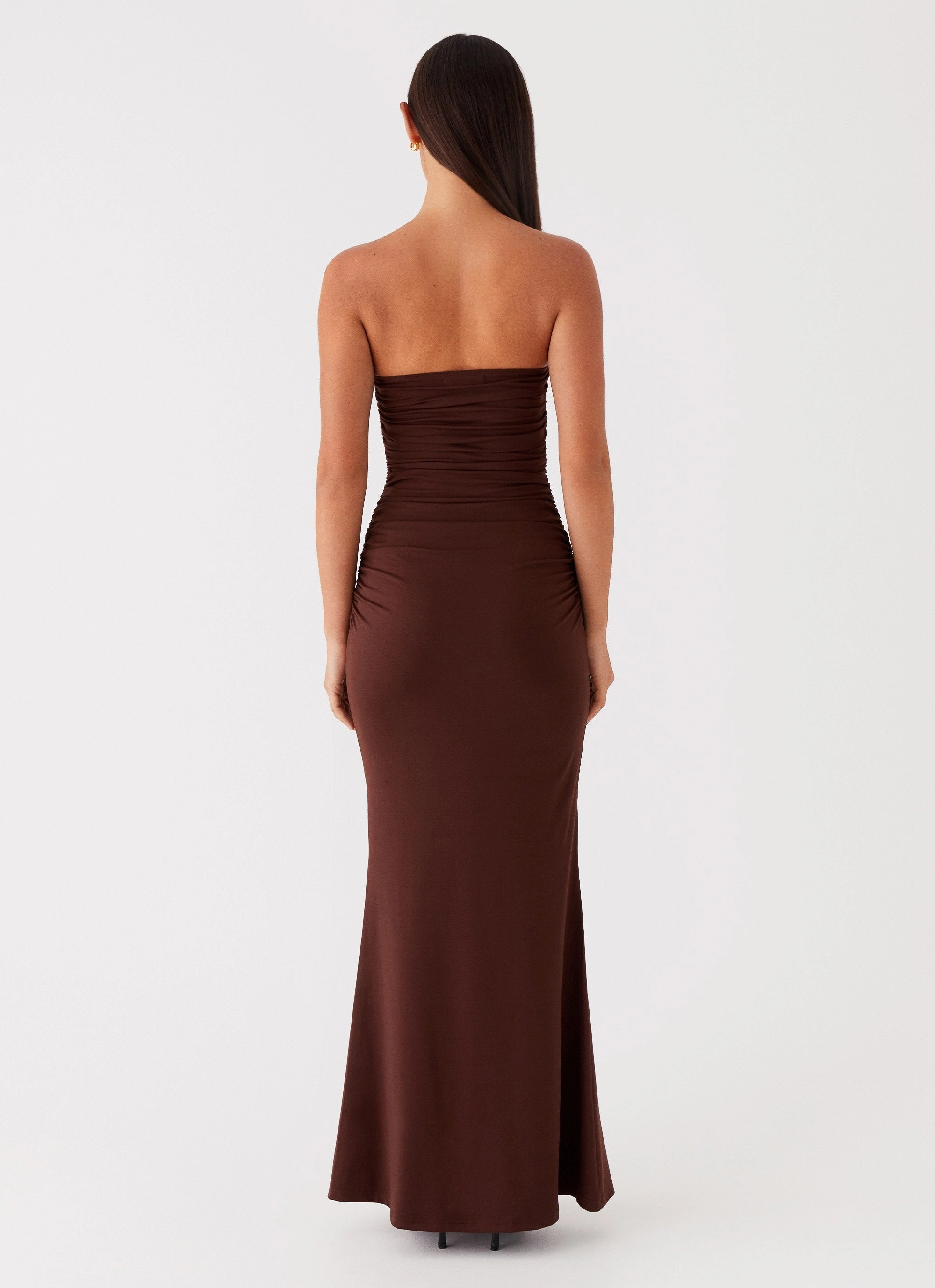 Rudy Maxi Dress - Brown Festival-Ready