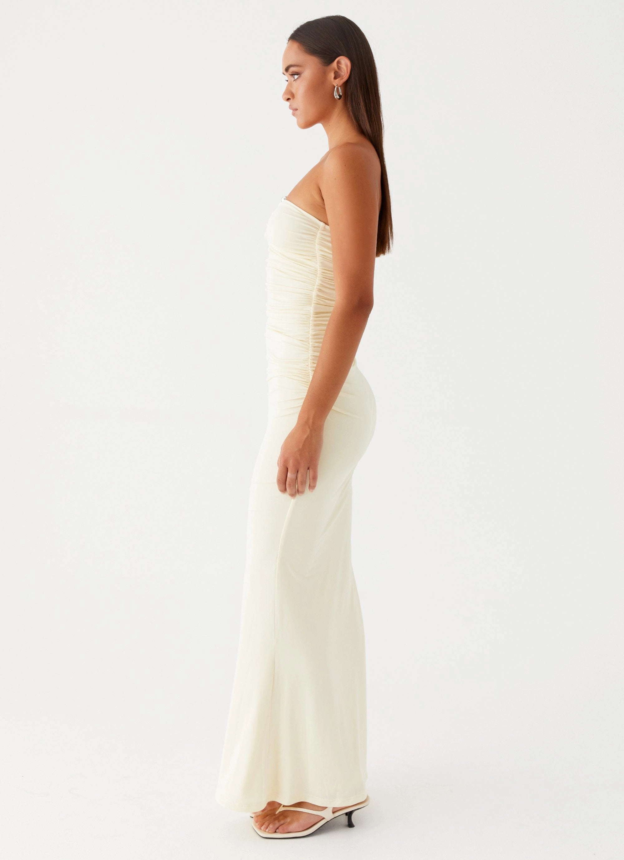 Rudy Maxi Dress - Yellow Lounge Fit Modern Fit
