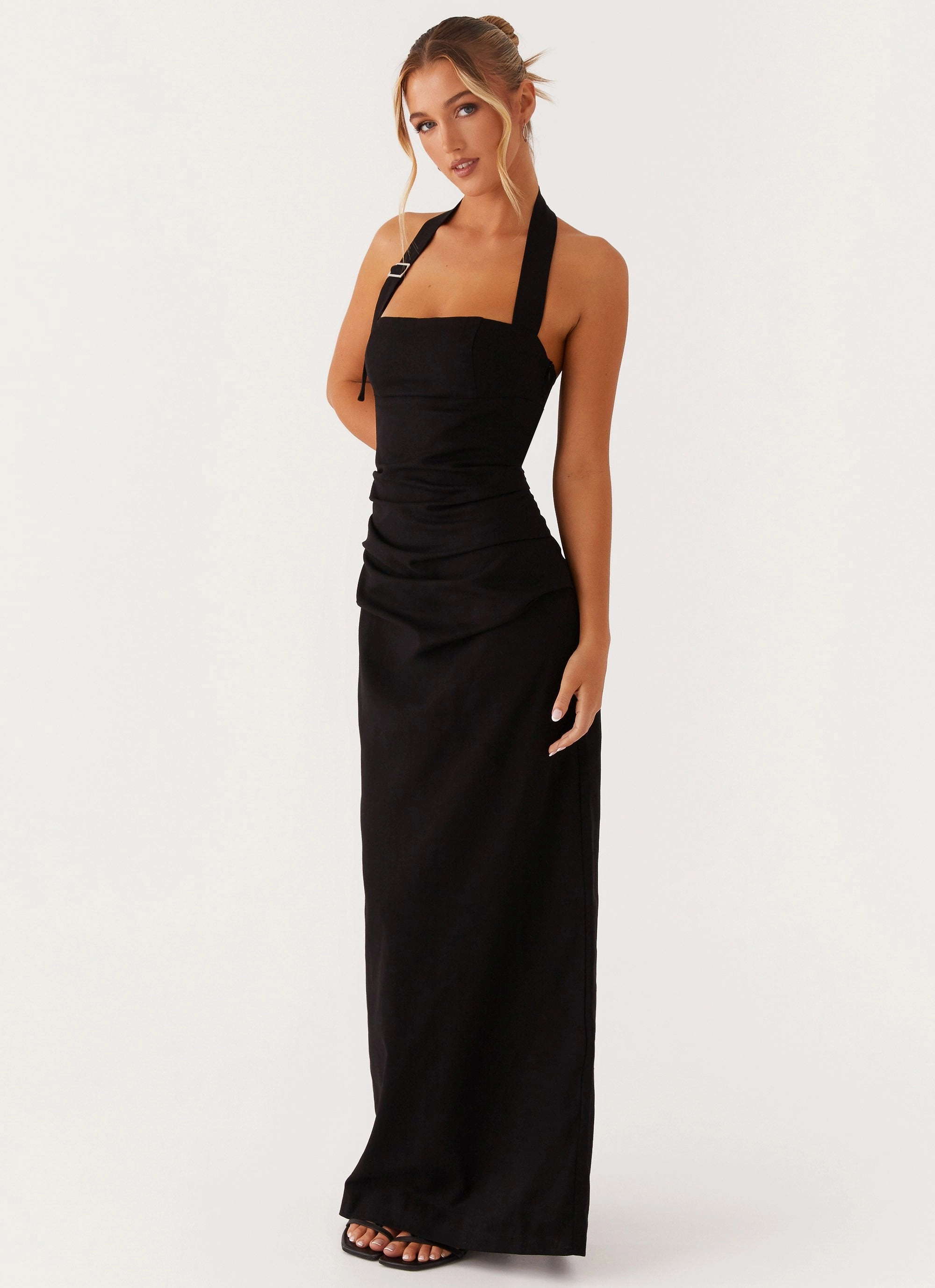Perfect Comfort Wear Rumour Has it Maxi Dress - Black