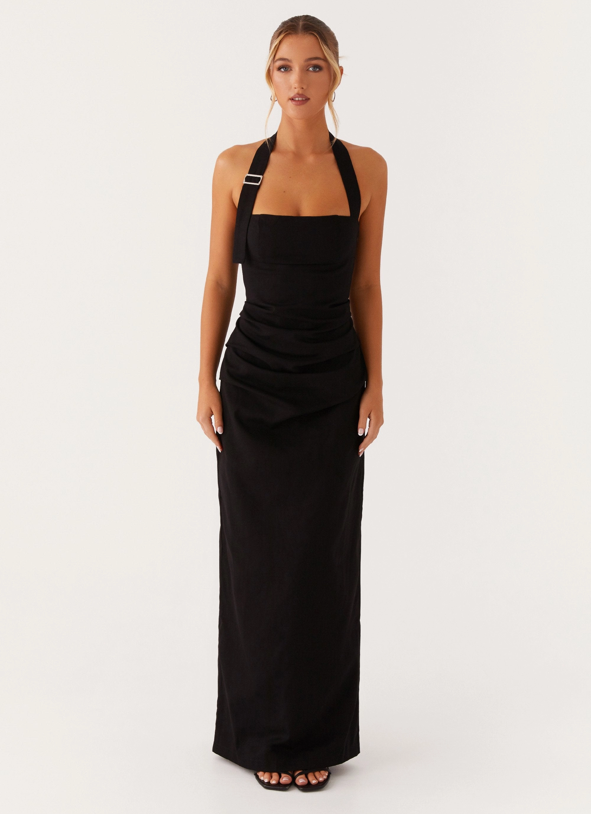 Rumour Has it Maxi Dress - Black Versatile Comfort