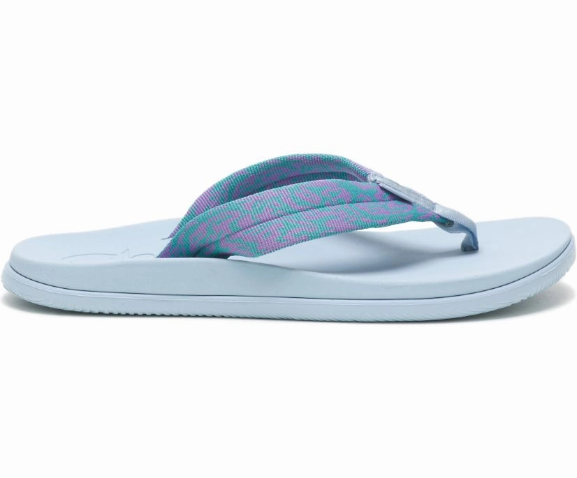 Spring Shine Chaco Women's Chillos Flip Tube Breeze Teal