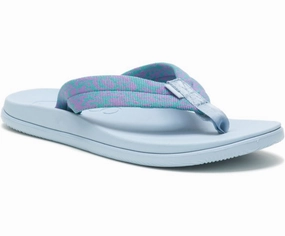 Chaco Women's Chillos Flip Tube Breeze Teal Smart Design