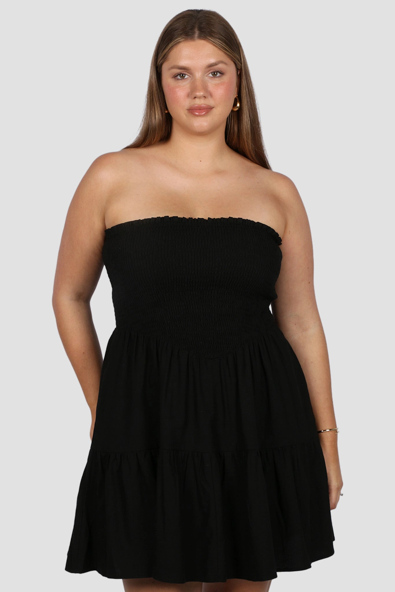 RYLIN DRESS BLACK NoiseFreeFabric