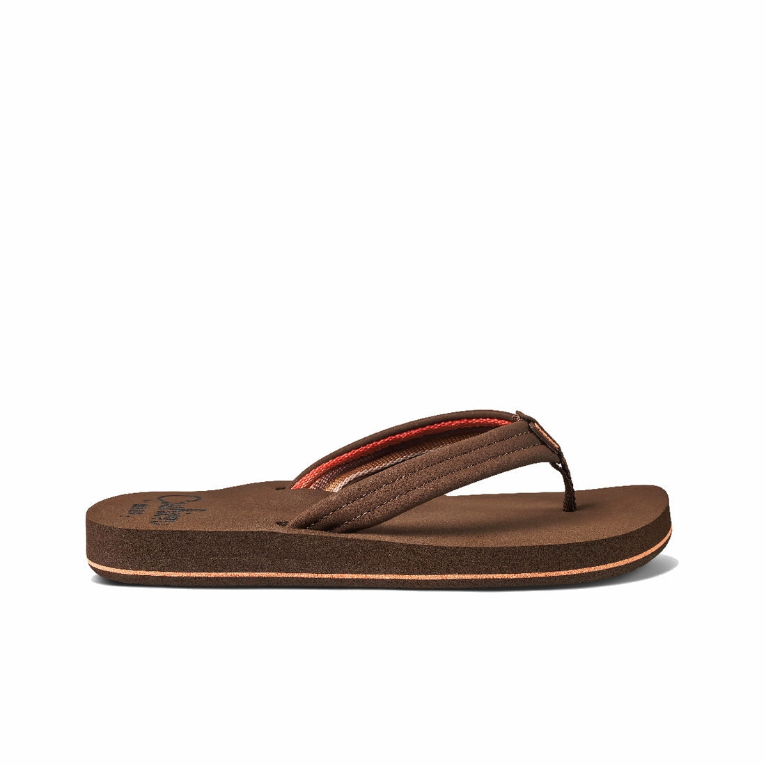 REEF Women's Cushion Breeze Flip Flop - Chocolate Slip Guard morning run
