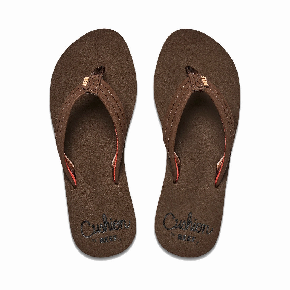 REEF Women's Cushion Breeze Flip Flop - Chocolate Toe Freedom Sandal Straps