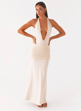 Scenic Maxi Dress - Sand Fresh Look Fresh Texture
