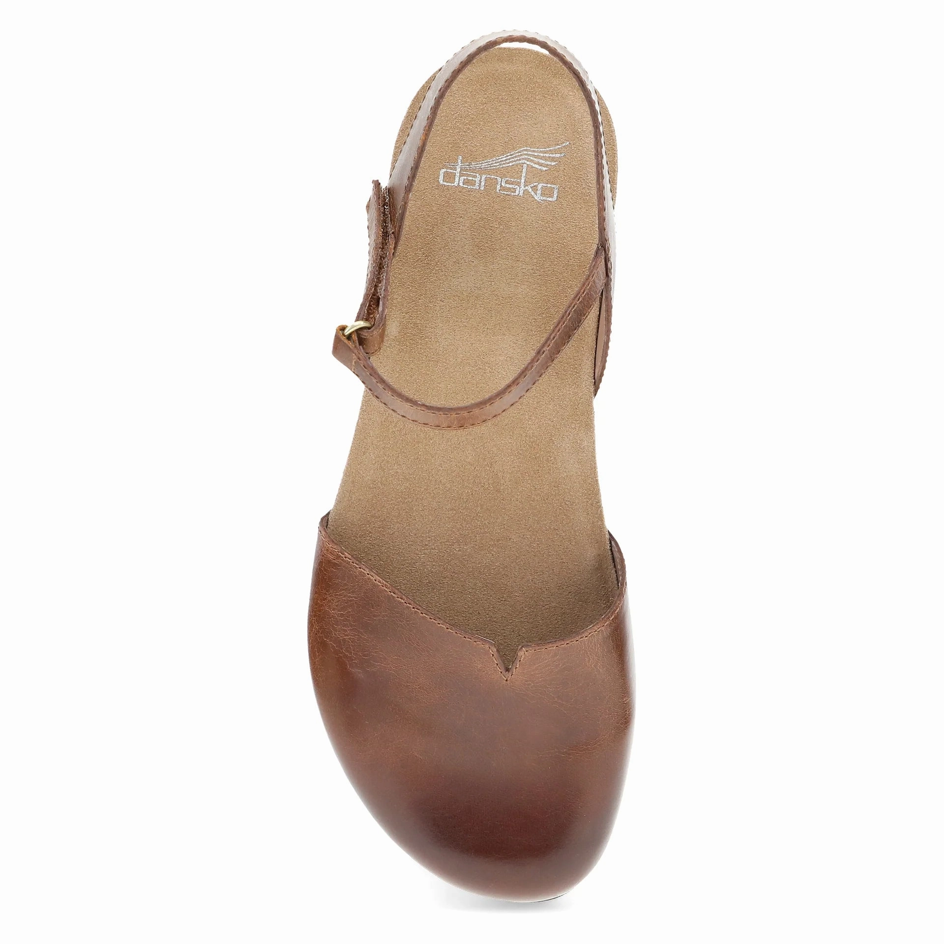 Everyday Shoes Dansko Women's Rowan Waxy Burnished Leather Sandal - Tan