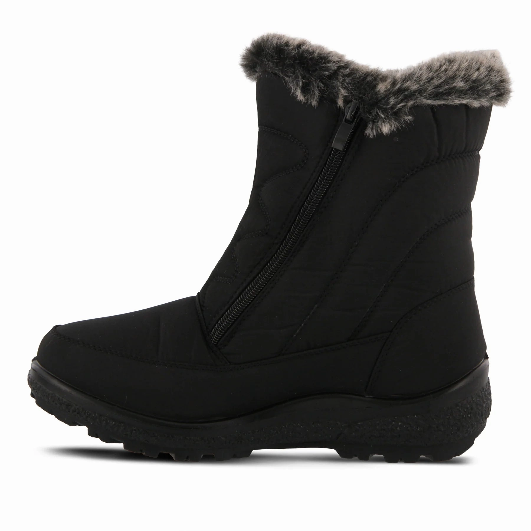 Sporty Look Warm Comfort Spring Step Women's Flexus Persenia Waterproof Slip-Resistant Boot - Black