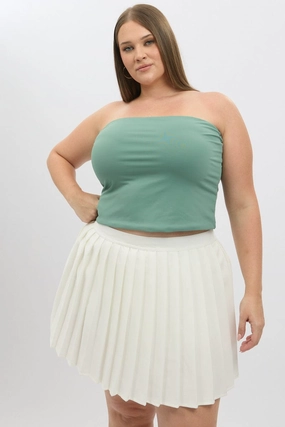 Everyday Look White Tennis Skirt