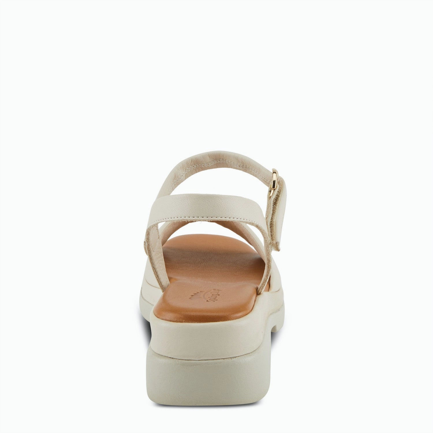 Urban Fresh Spring Step Women's Huntington Memory Foam Sandals - Ivory