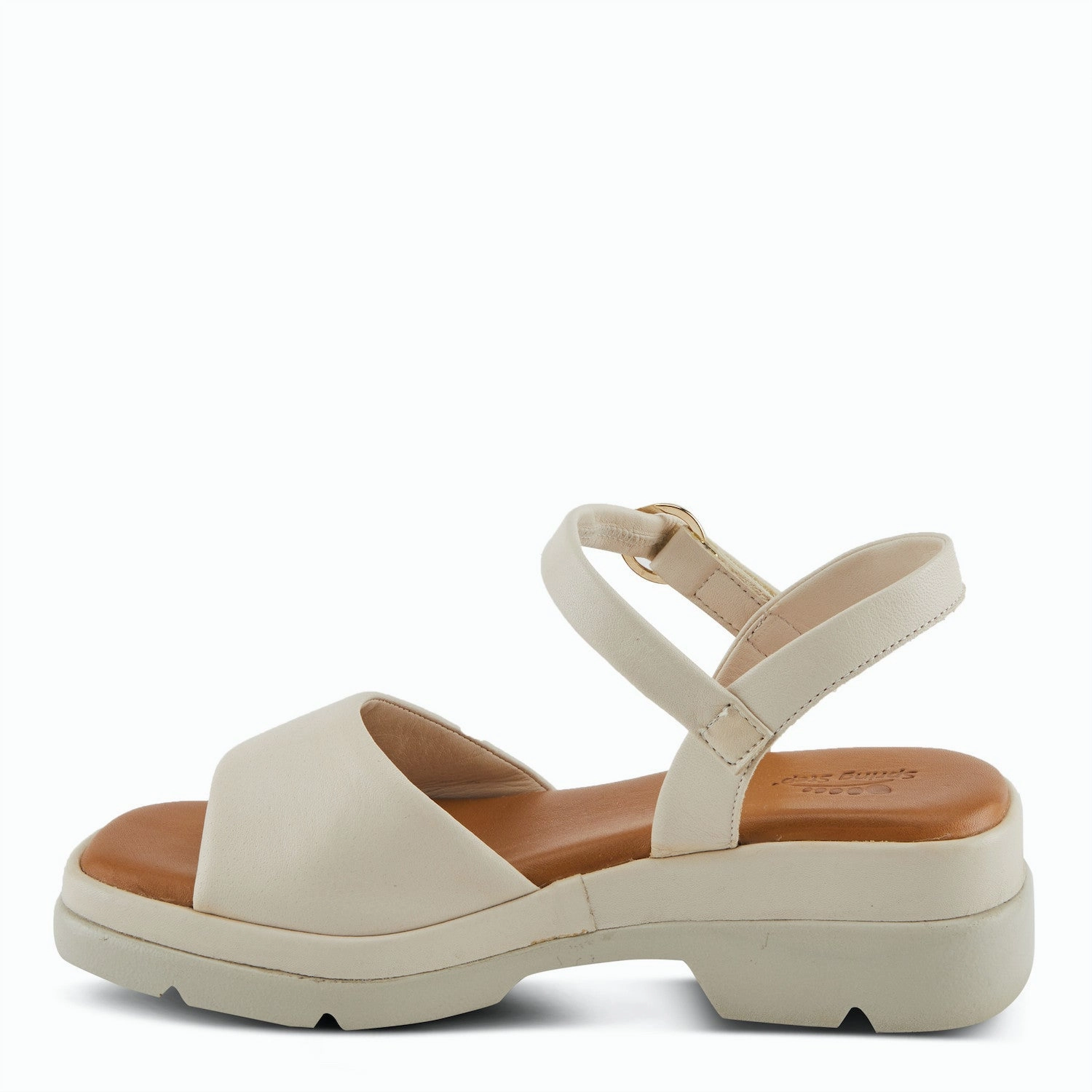 Spring Step Women's Huntington Memory Foam Sandals - Ivory Style Pair Comfortable walking shoes