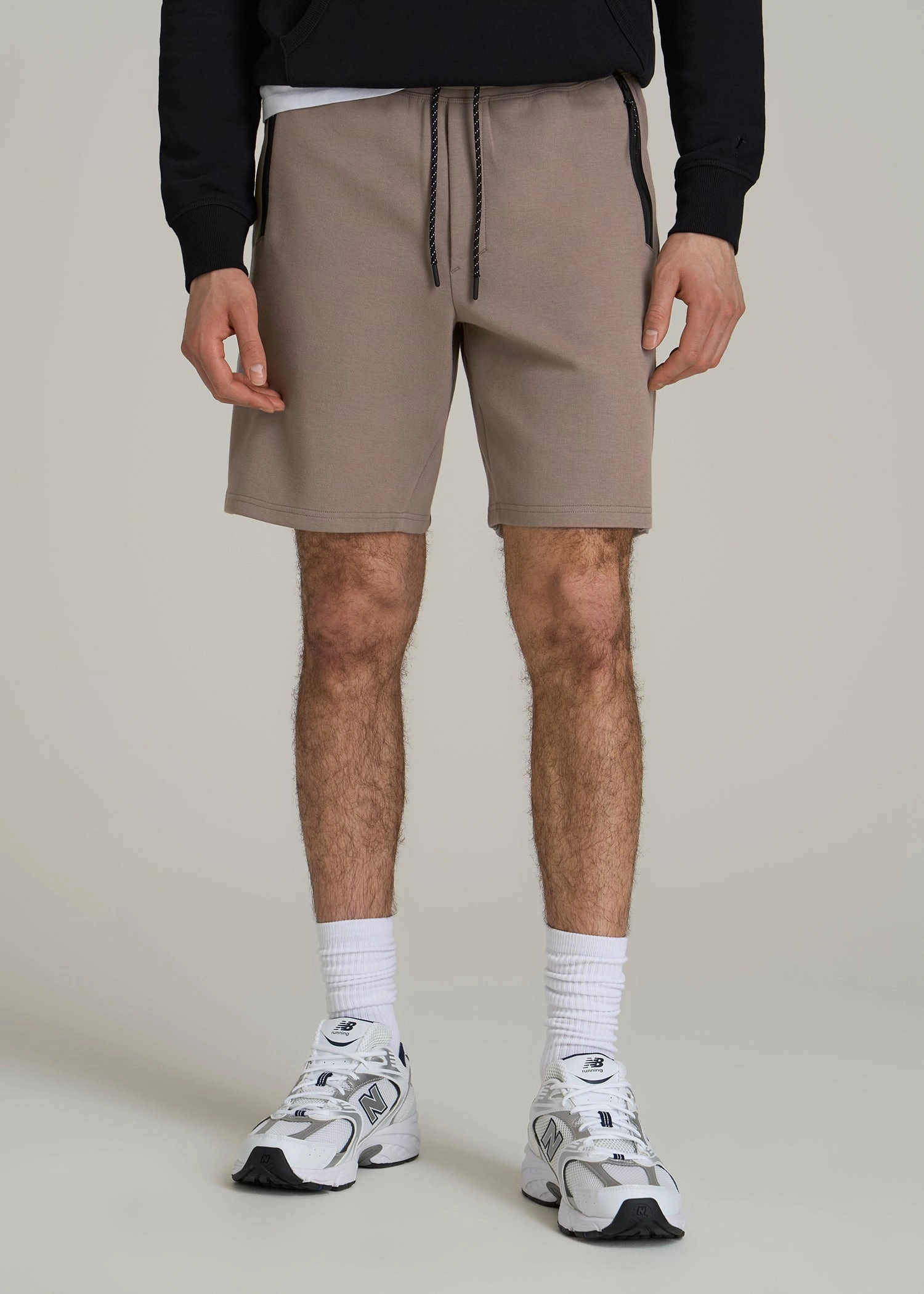 Summer Vibes Tech Motion Fleece Shorts for Tall Men in Portobello