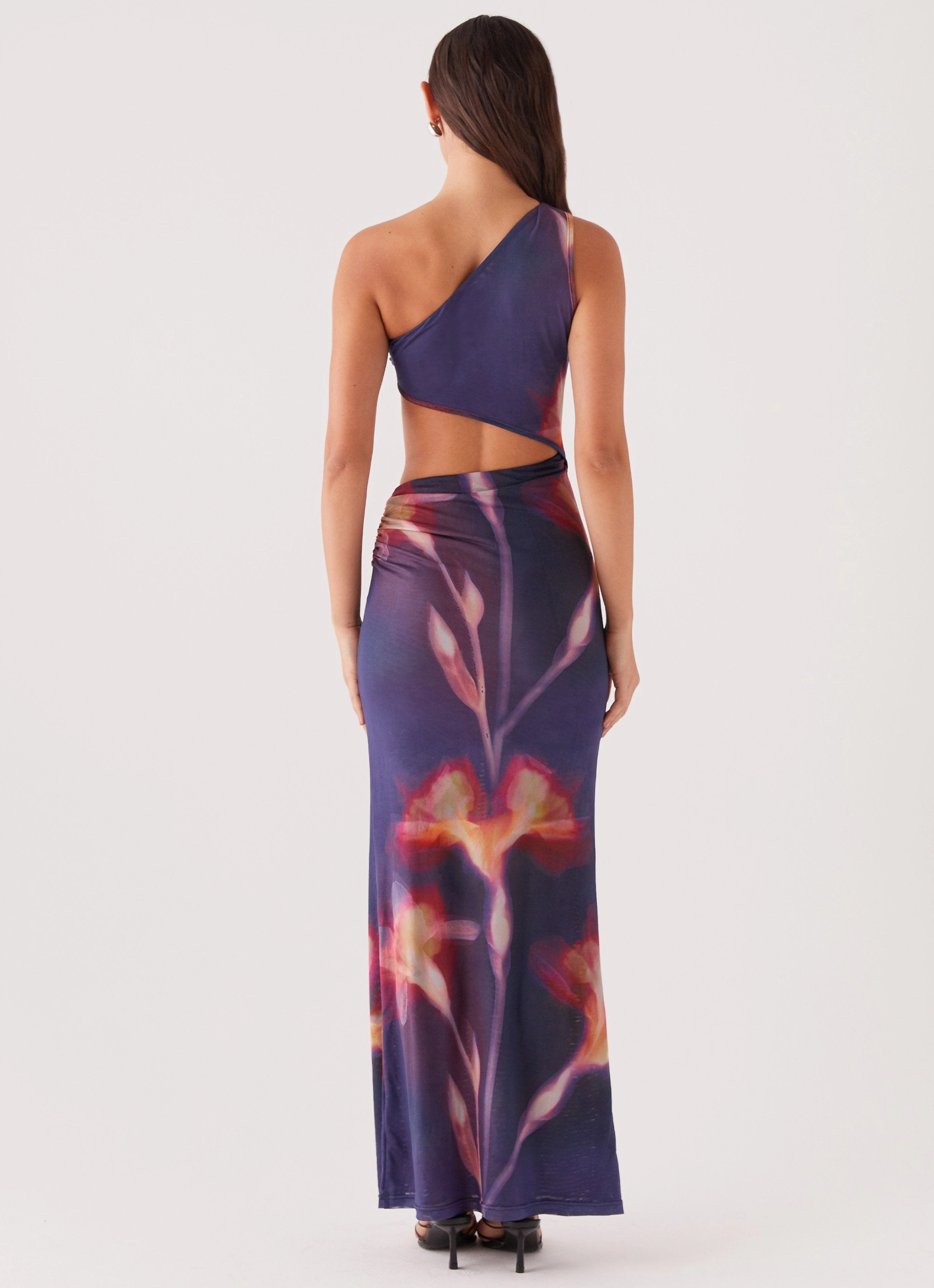 Timeless Soft Shadows In The Sun Mesh Maxi Dress - Ember Rose