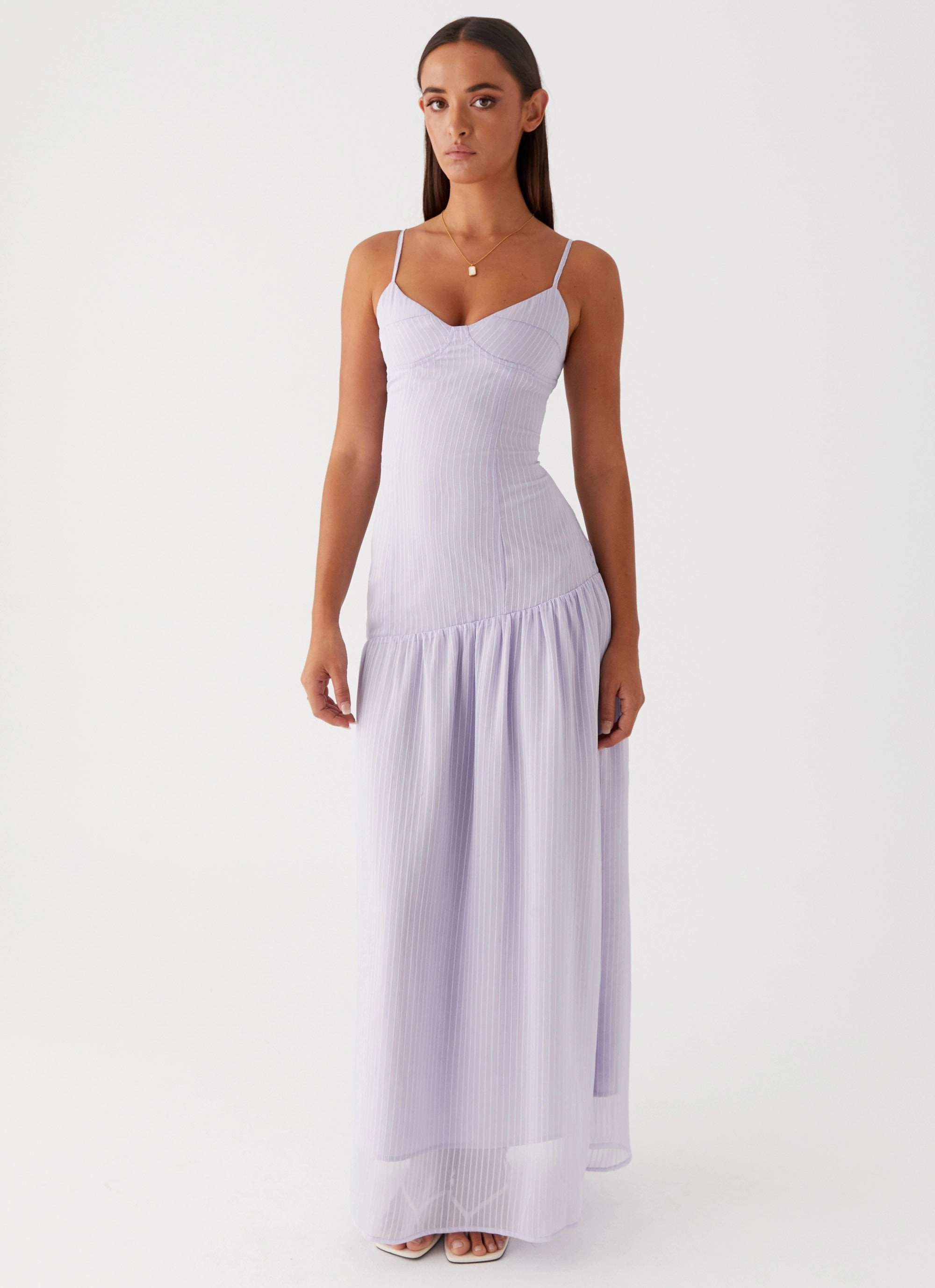 Casual Style Wear Shania Maxi Dress - Lavender