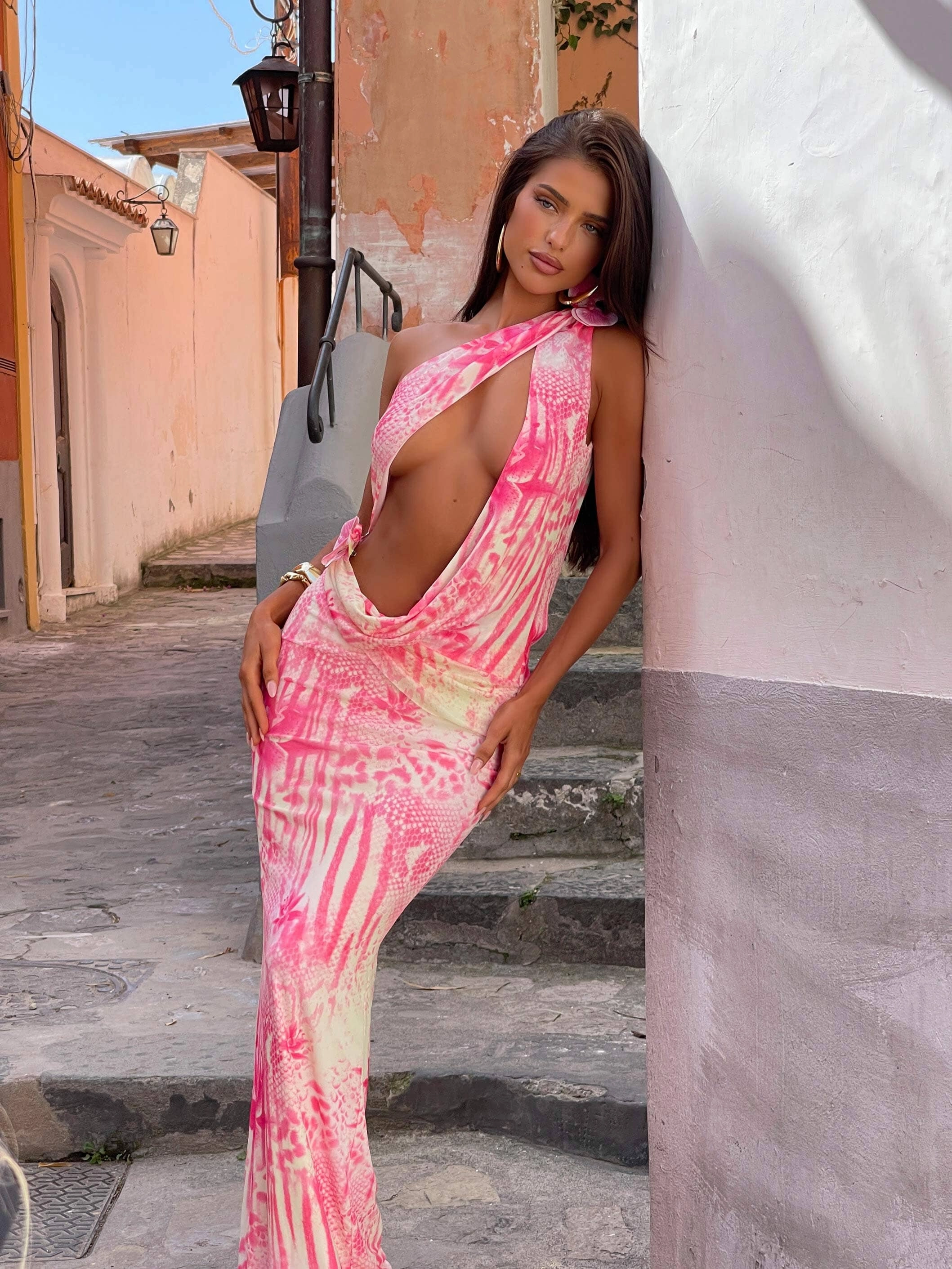 Travel piece Layered Movement SHAR MAXI DRESS LUELLA