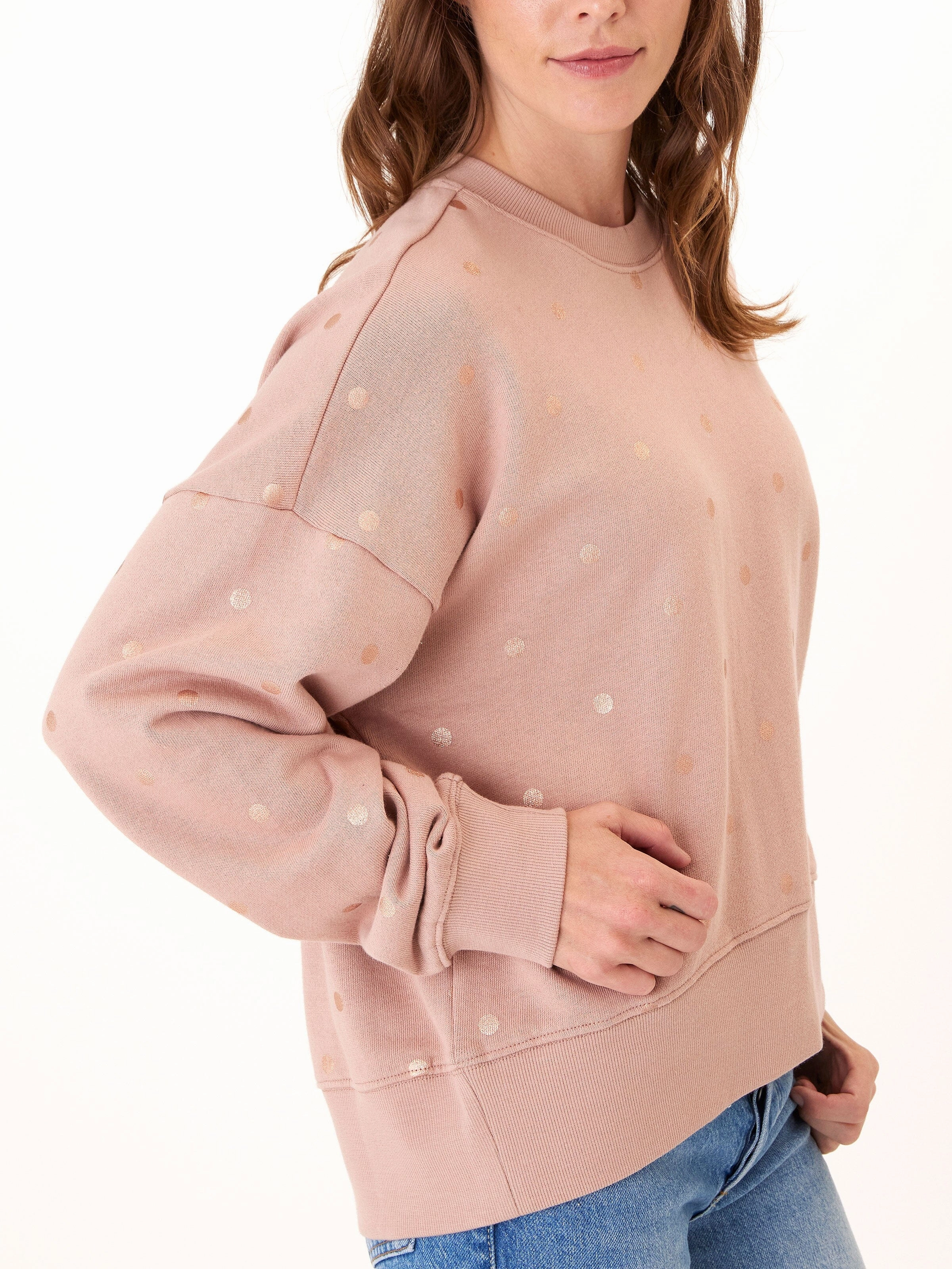 Durable Chill Piece Naia Metallic Dot Pullover