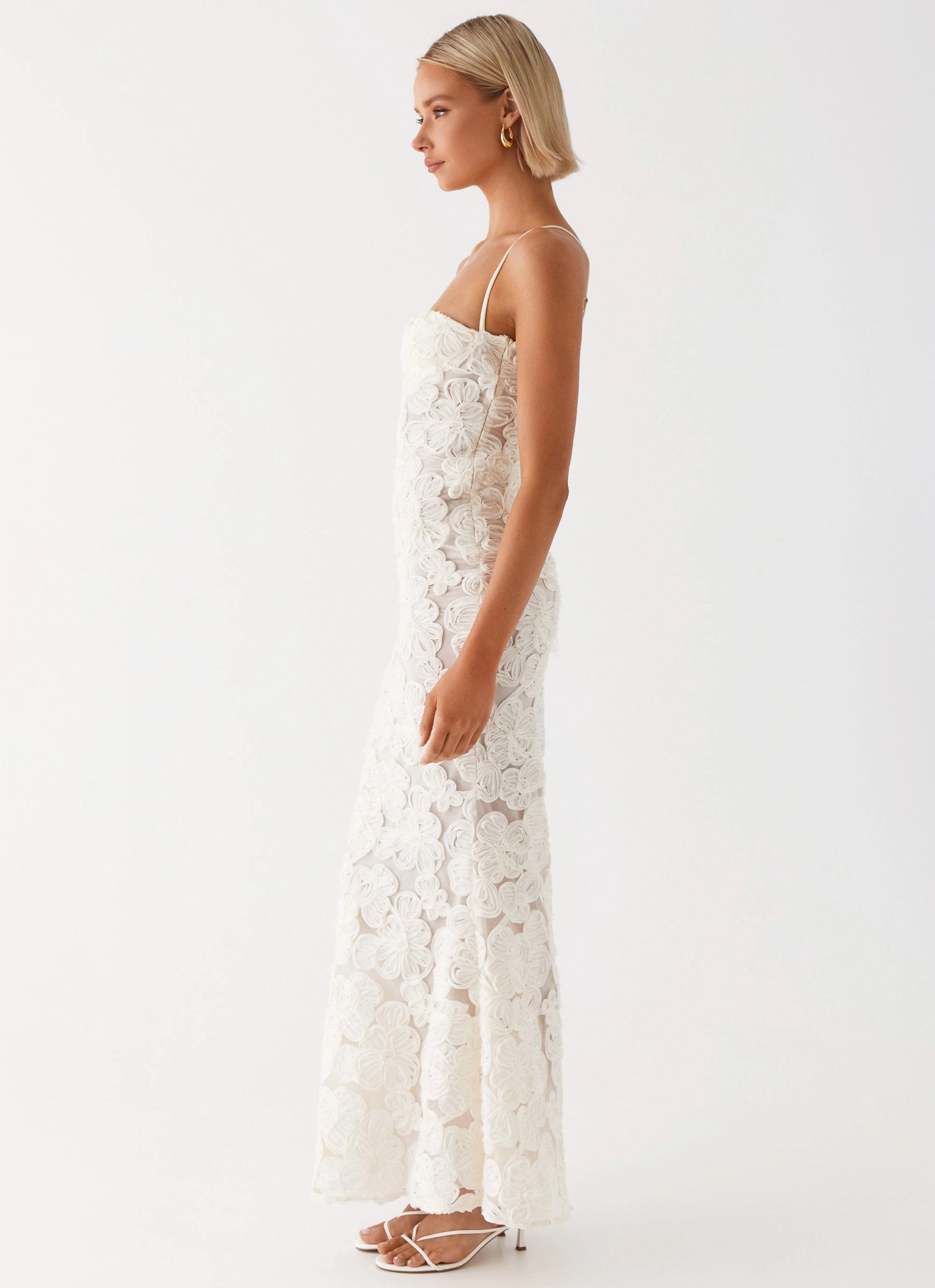 Travel piece Polished Form That Girl Maxi Dress - Ivory