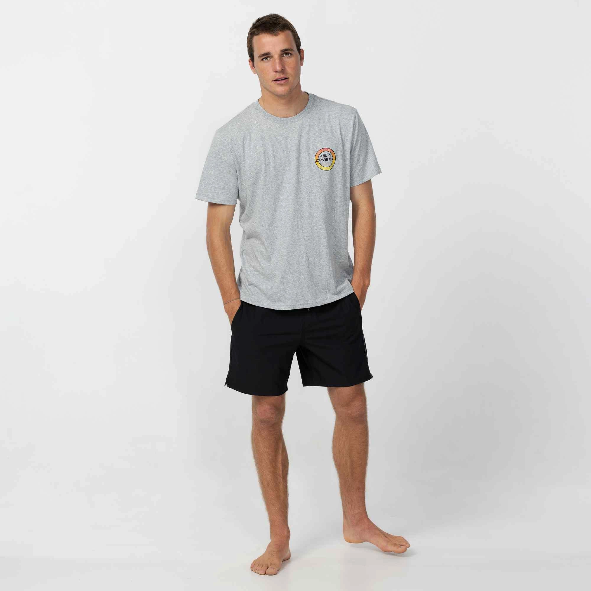 Coin Flip T-Shirt - Grey Marle Everyday Style Trend