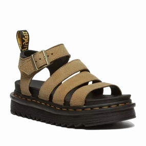 Easy-to-wear Sandals Step Smart Dr. Martens Women's Blaire Sandals - Savannah Tan