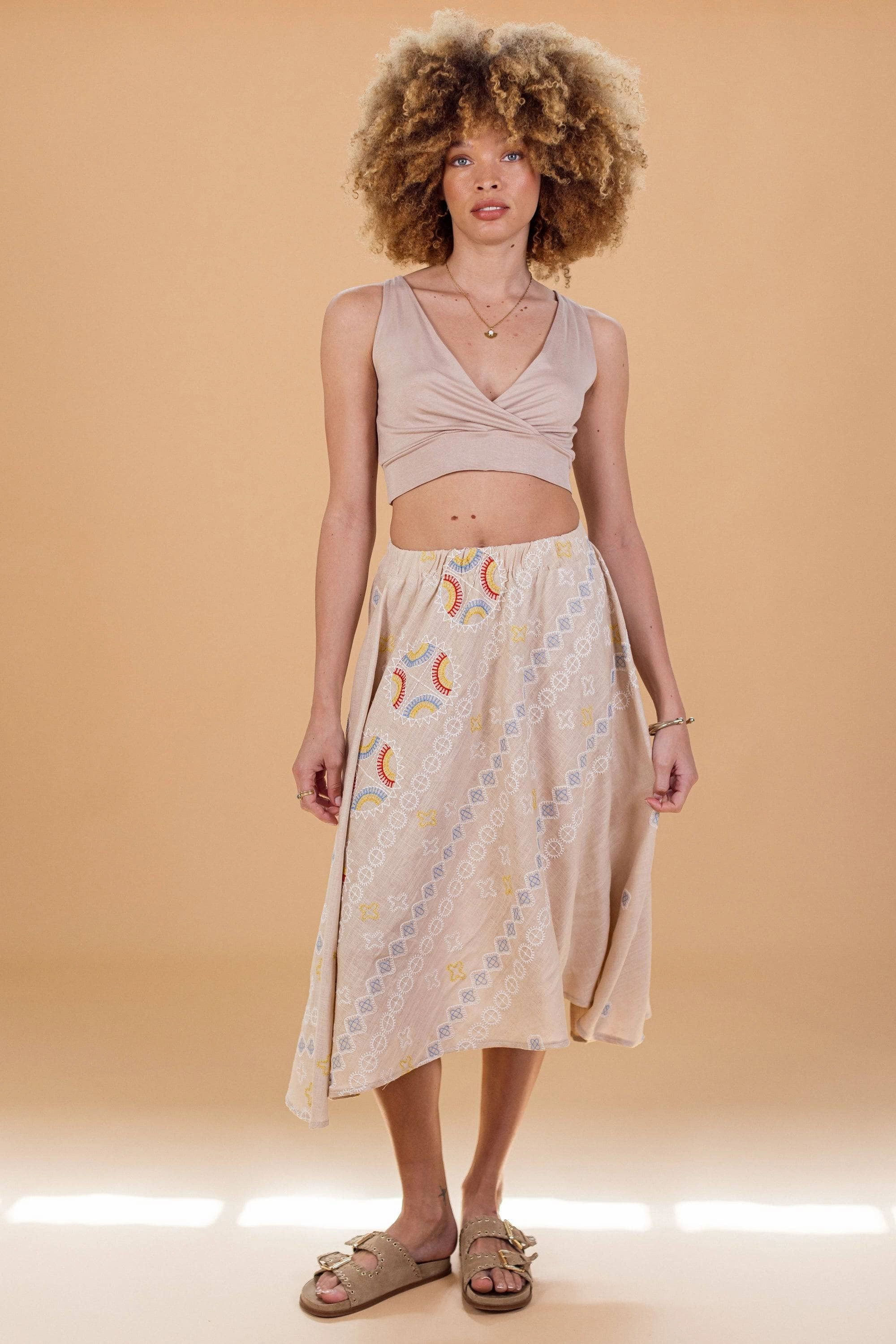 Skirt Sands Beige Comfort Mood Fair trade