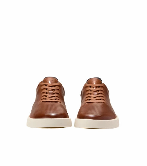 Cole Haan Men's Grand Crosscourt Daily Laser Sneakers - British Tan/Dark Chocolate Active Feet Comfortable to wear
