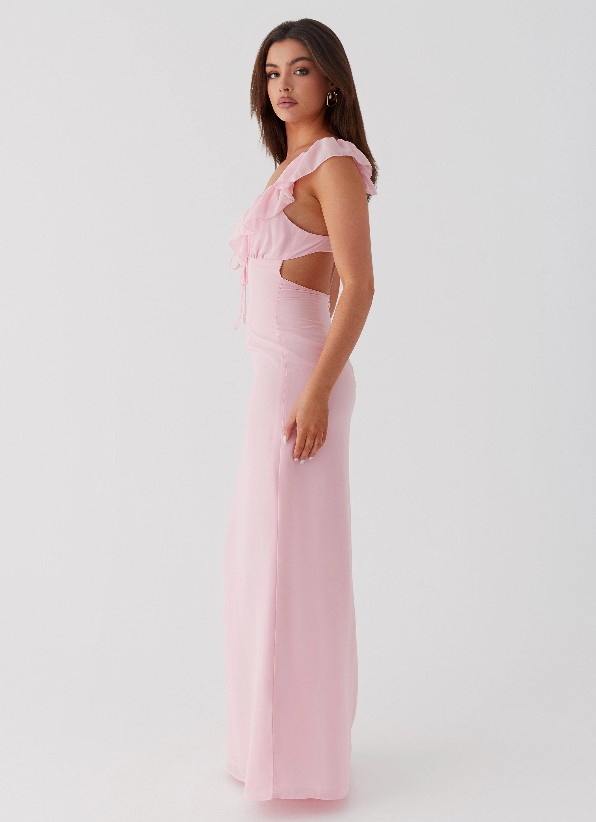 Mood Focused Flattering Shape Silvie Maxi Dress - Pink