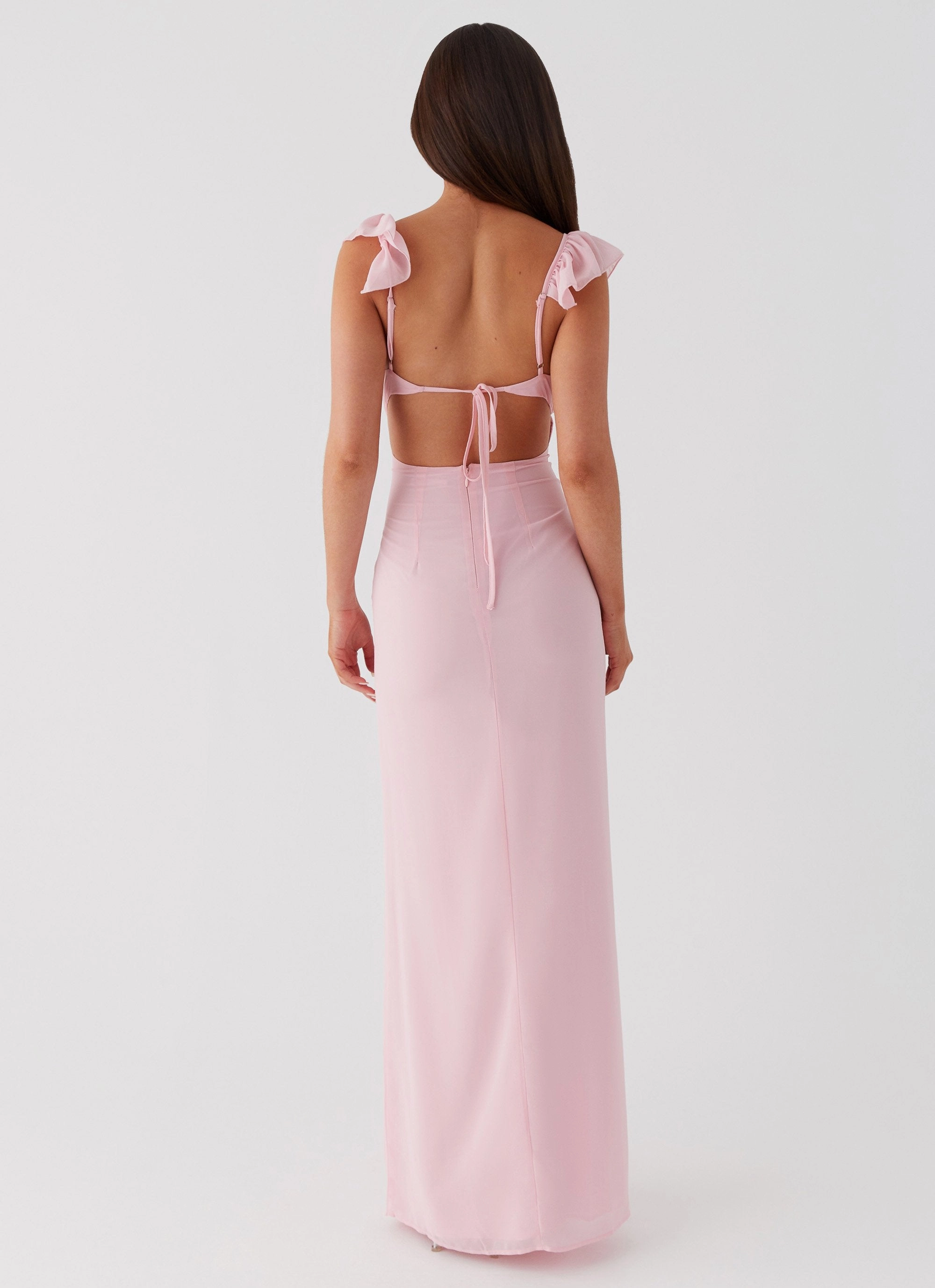 Silvie Maxi Dress - Pink Light Wear