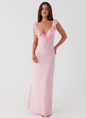 All-day Comfort Fall Comfort Silvie Maxi Dress - Pink