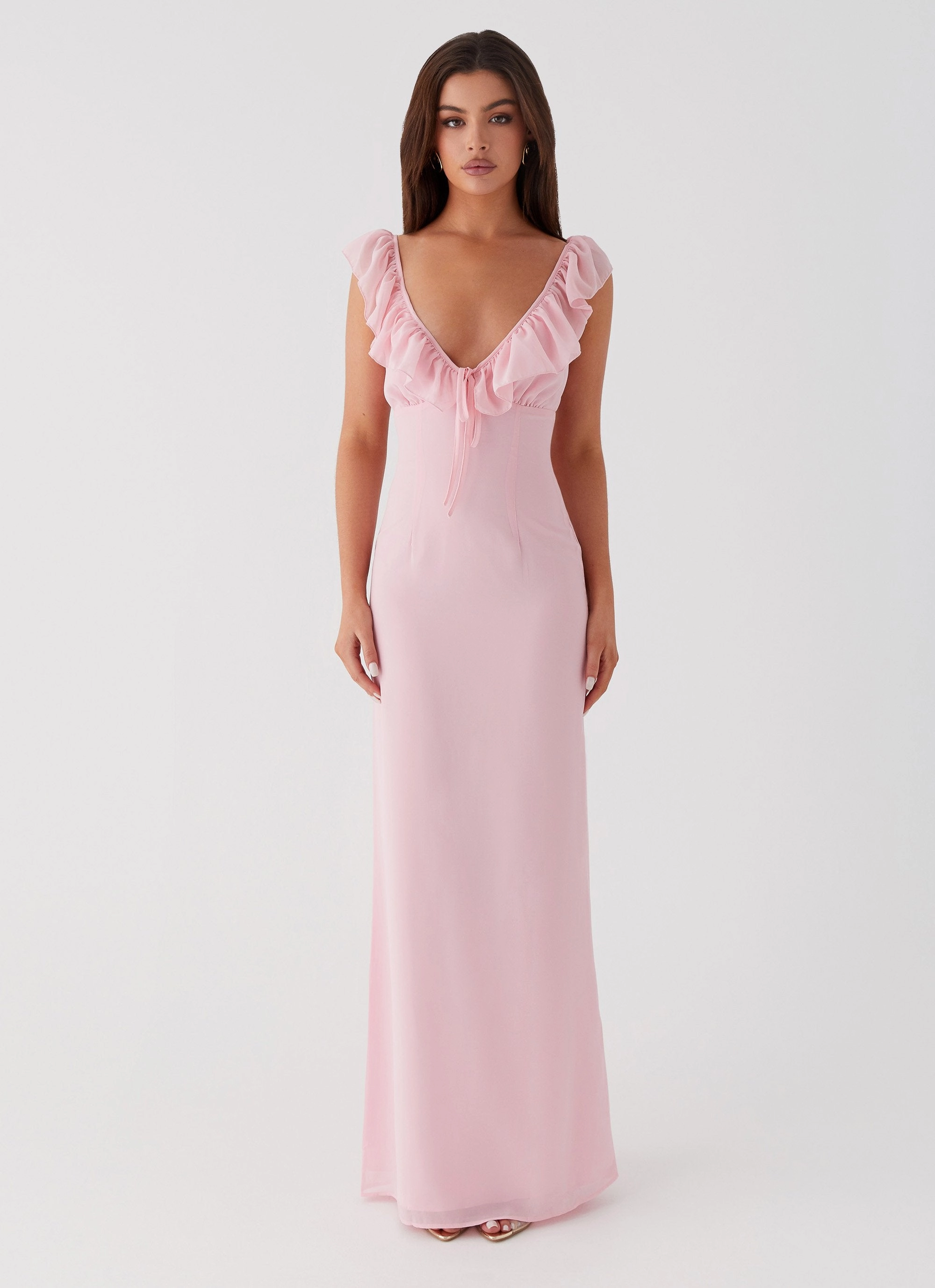 Silvie Maxi Dress - Pink Classic Layers