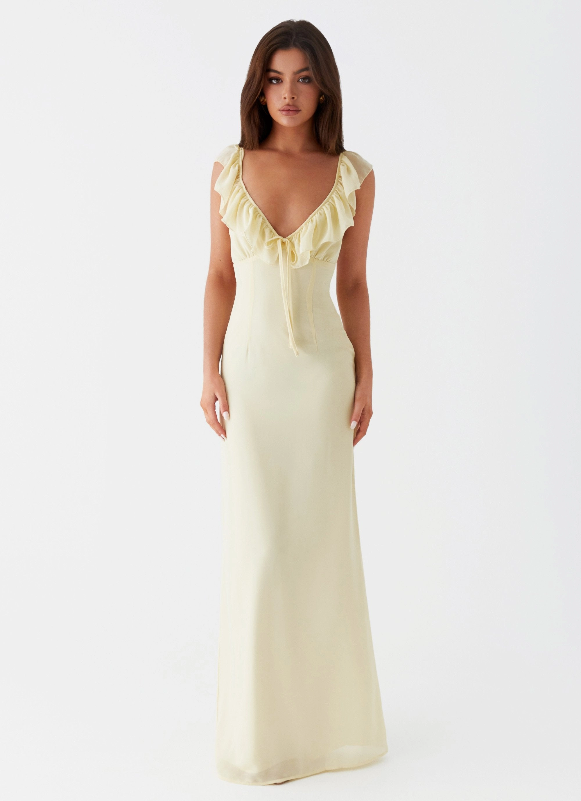 Garden Fresh Silvie Maxi Dress - Yellow