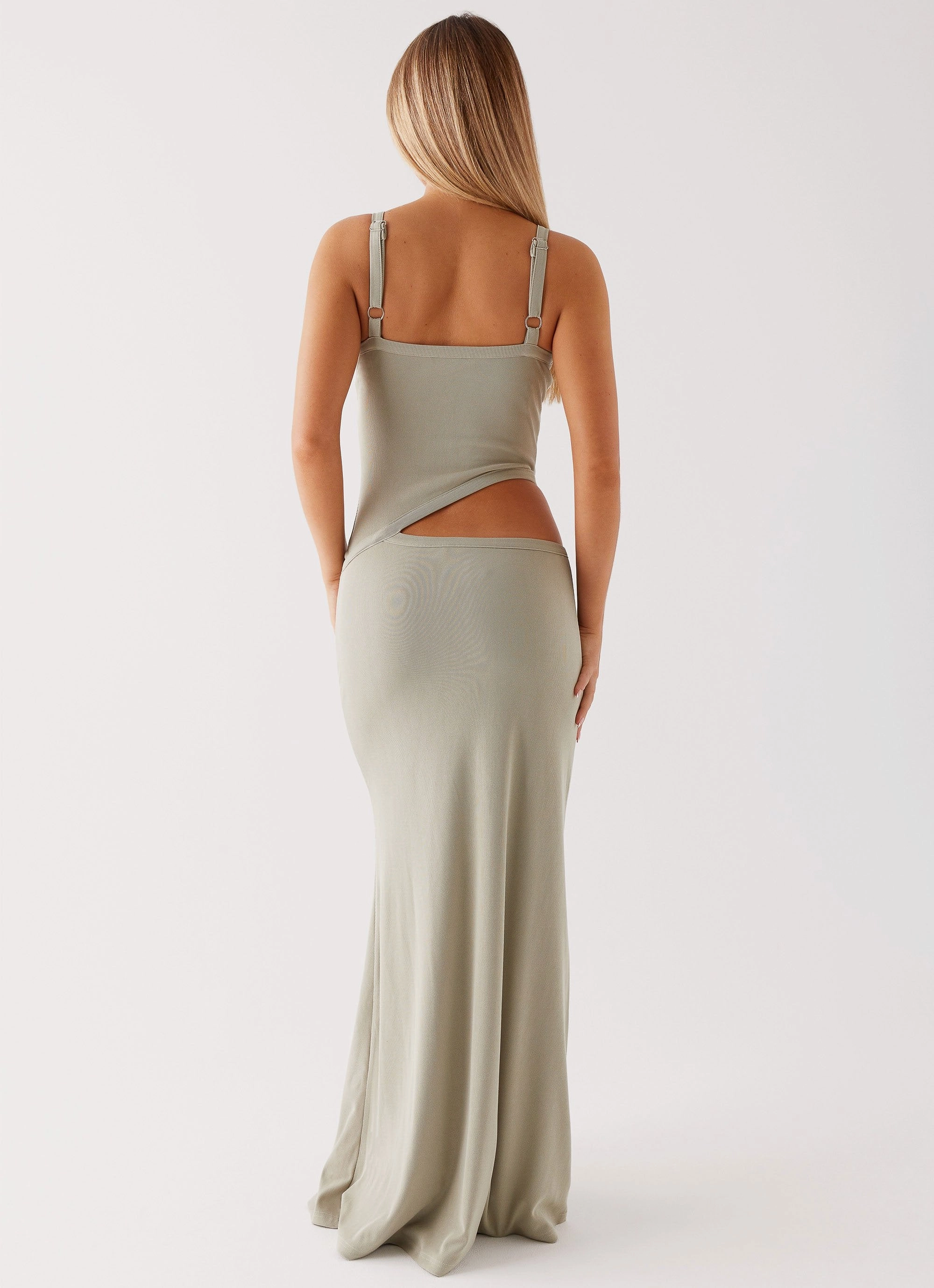 Comfy and Relaxed Jocelyn Maxi Dress - Sage