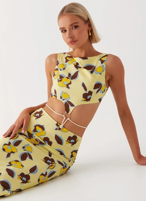 Taryn Cut Out Maxi Dress - Primrose Chic Casual Wear