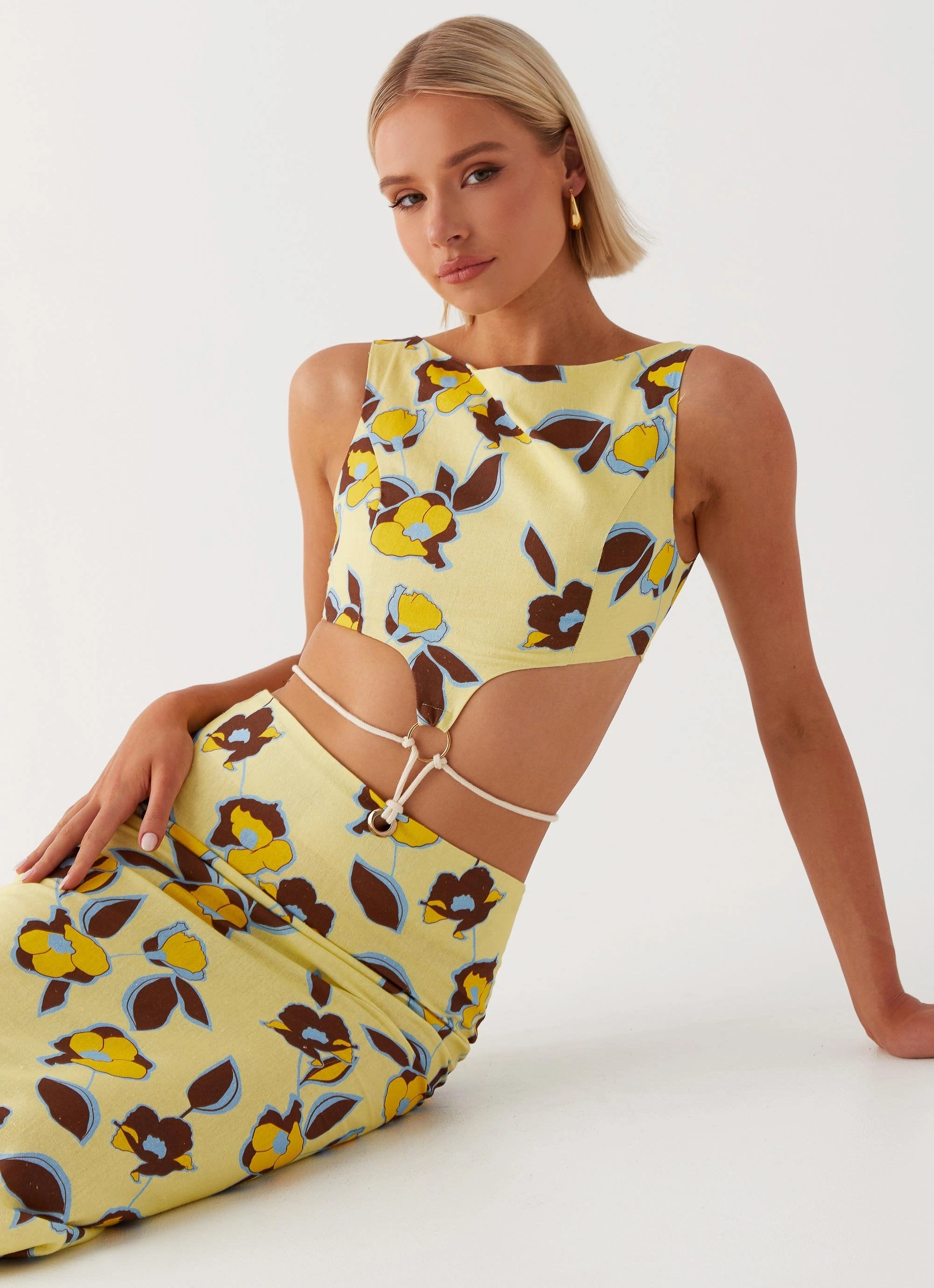 Taryn Cut Out Maxi Dress - Primrose Chic Casual Wear