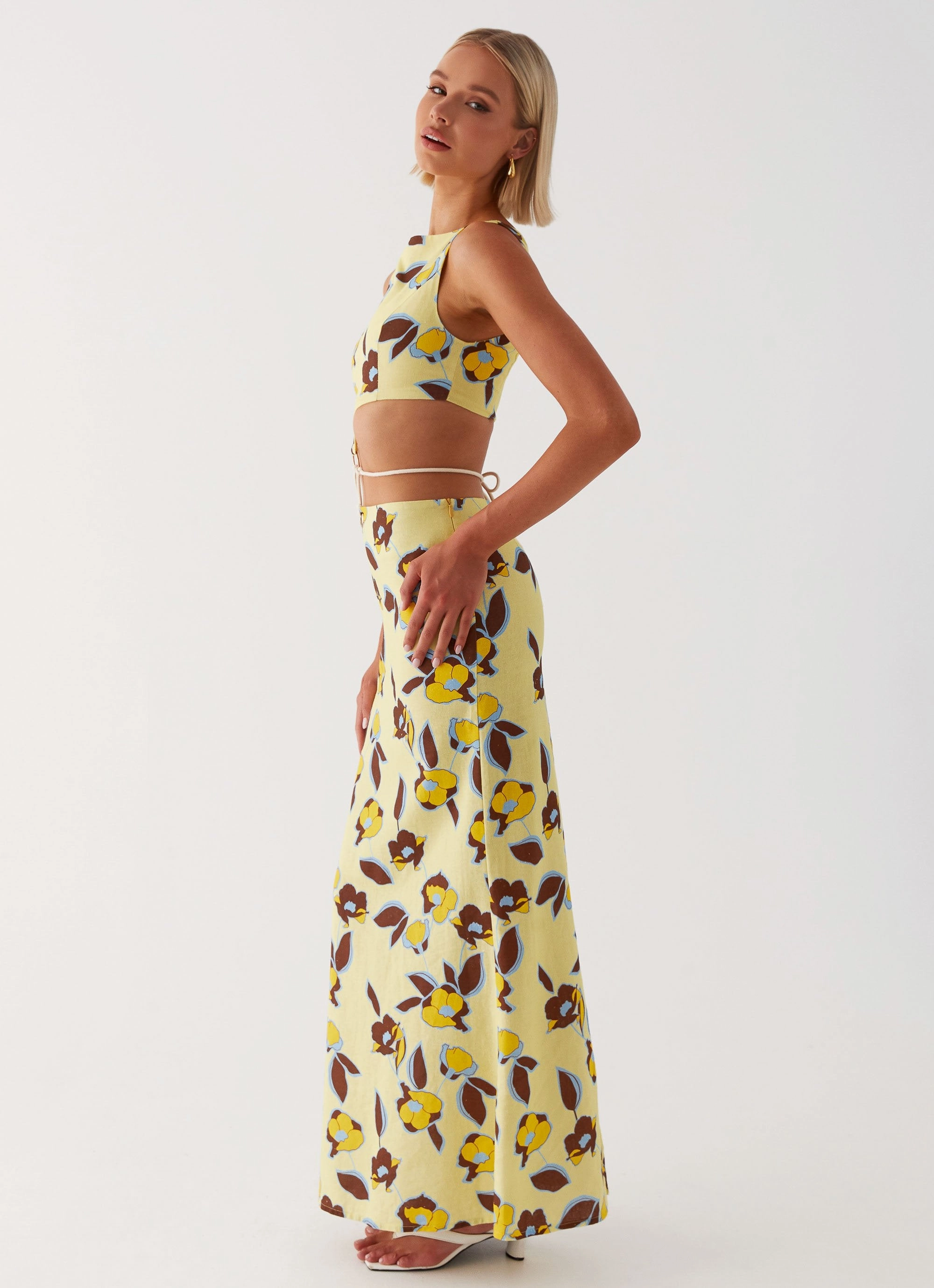 Taryn Cut Out Maxi Dress - Primrose Day-To-Night Wear Smooth Design