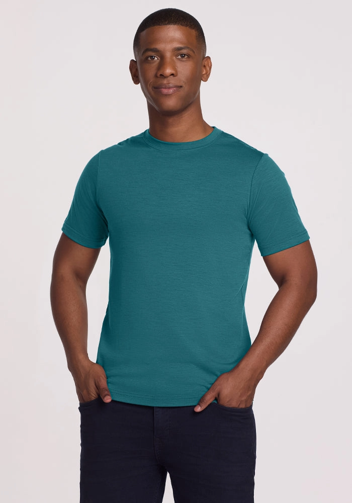Men's masculinity Urban Fashion Endurance Tee - Tidepool