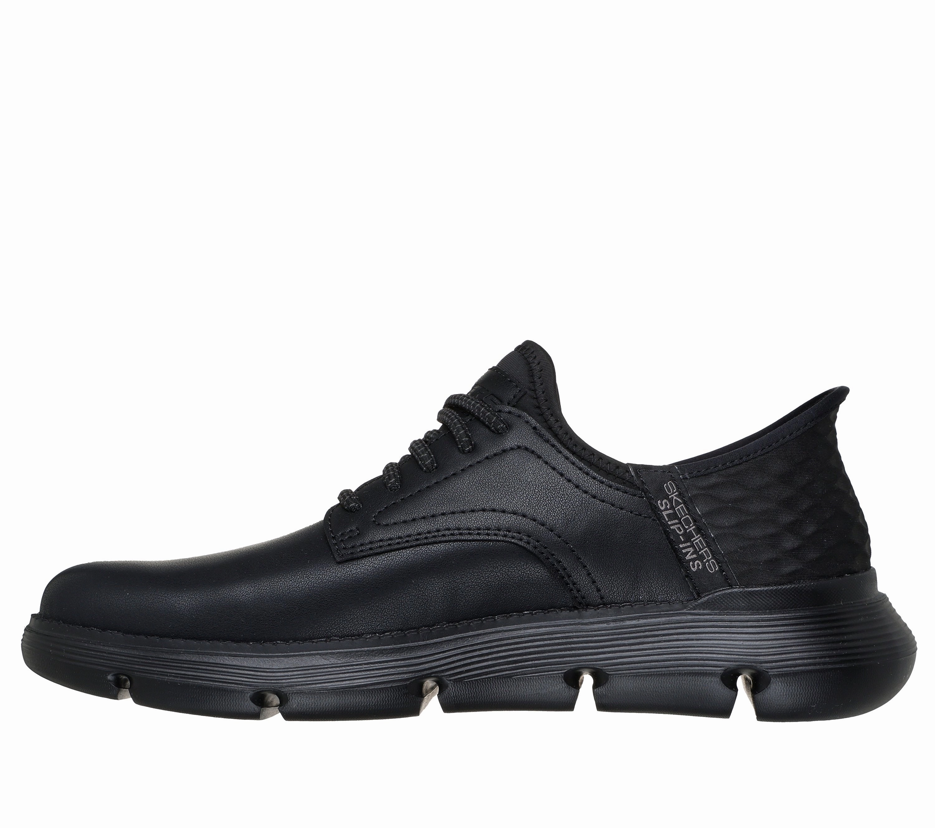 Skechers Men's Garza-Gervin Slip In Oxford Shoe - Black Picnic Mood