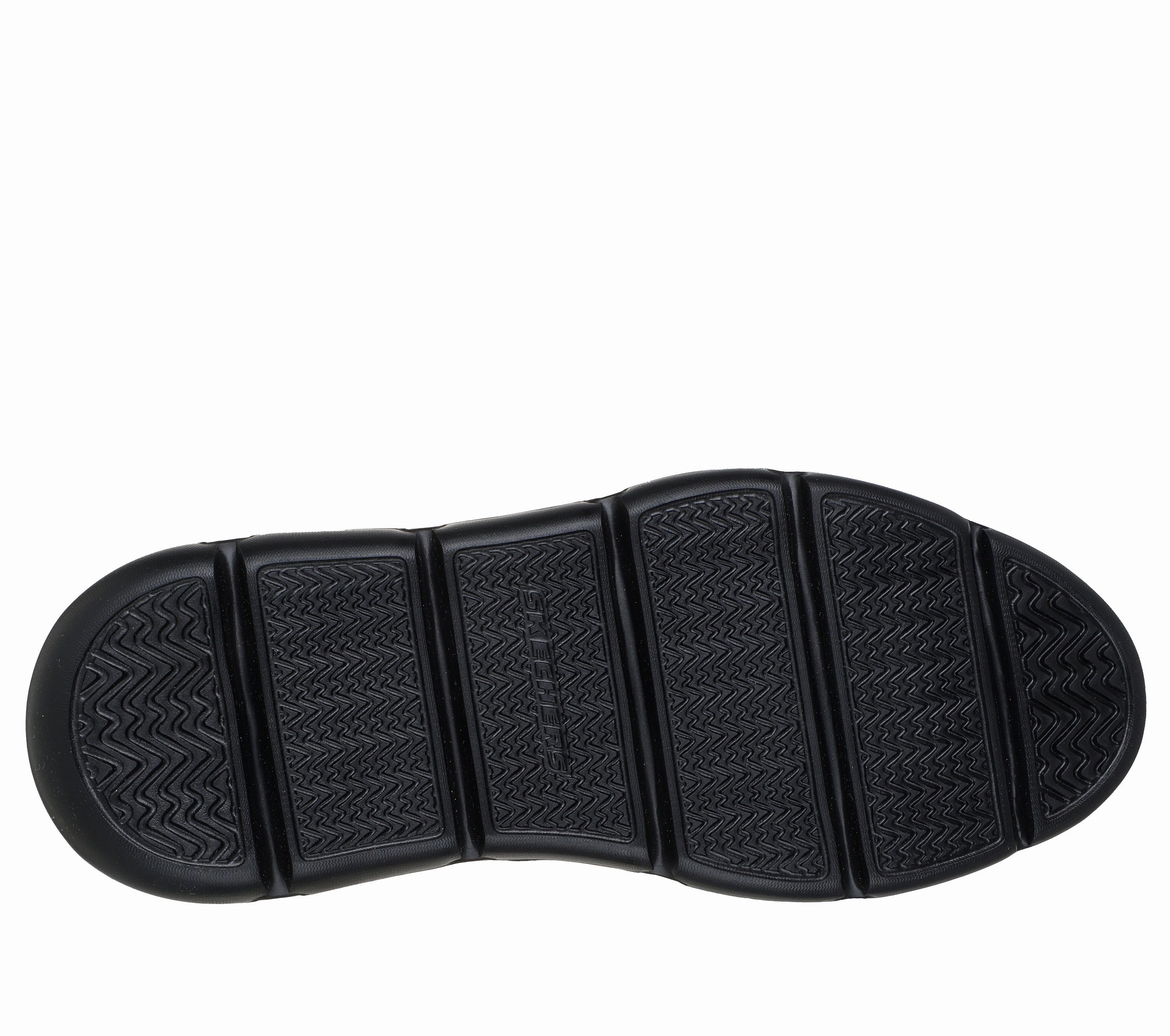 Skechers Men's Garza-Gervin Slip In Oxford Shoe - Black Work Jog Urban Moodwear
