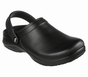 Skechers Men's Riverbound Slip Resistant - Black Easy Lifestyle Easy Clean Material