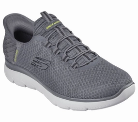 Skechers Men's Slip-Ins (Hands-Free) Summits Sneaker - Charcoal Fun run Comfortable to walk