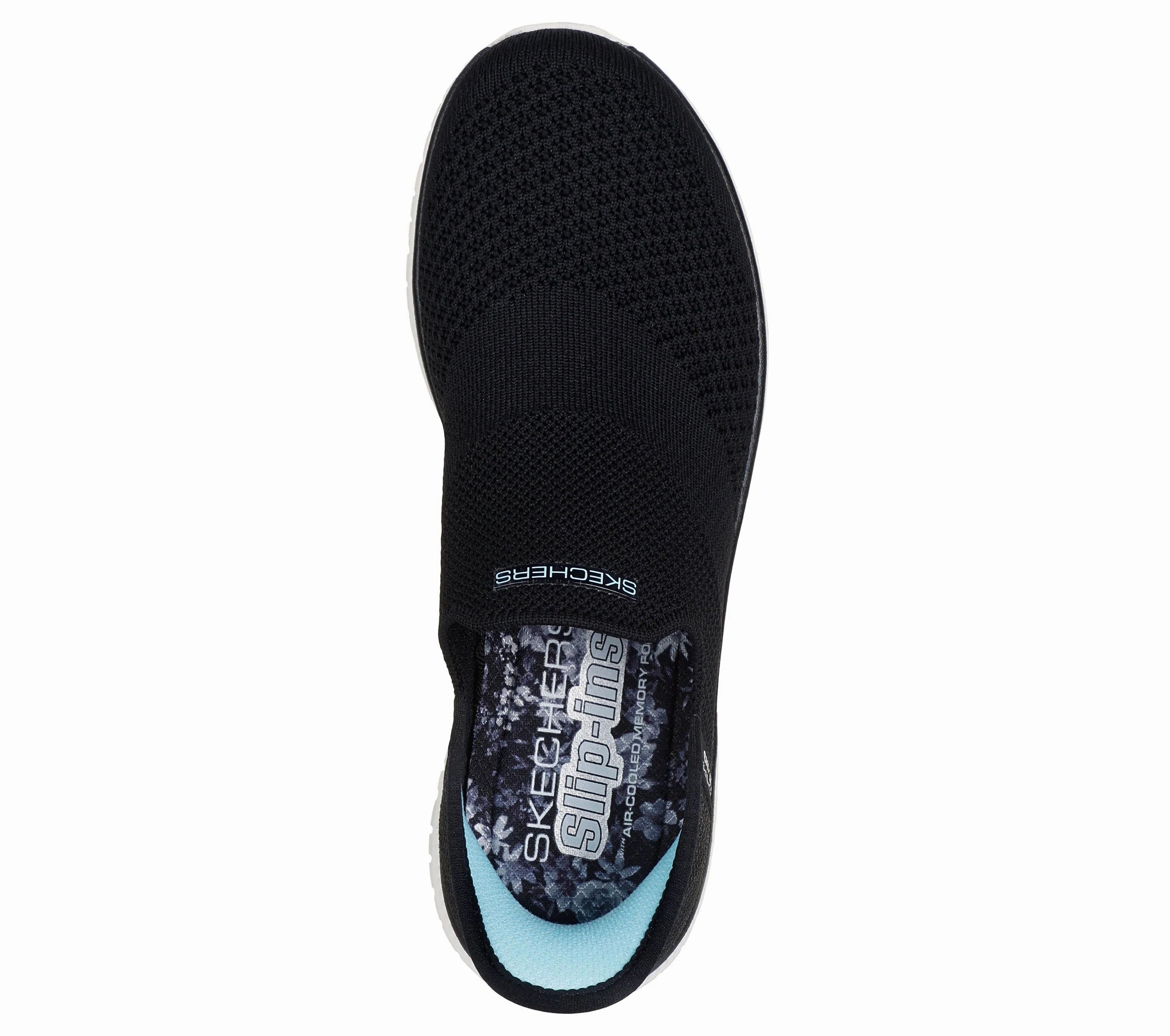 Guide Hike Skechers Women's Slip-Ins Virtue-Sleek Black/White