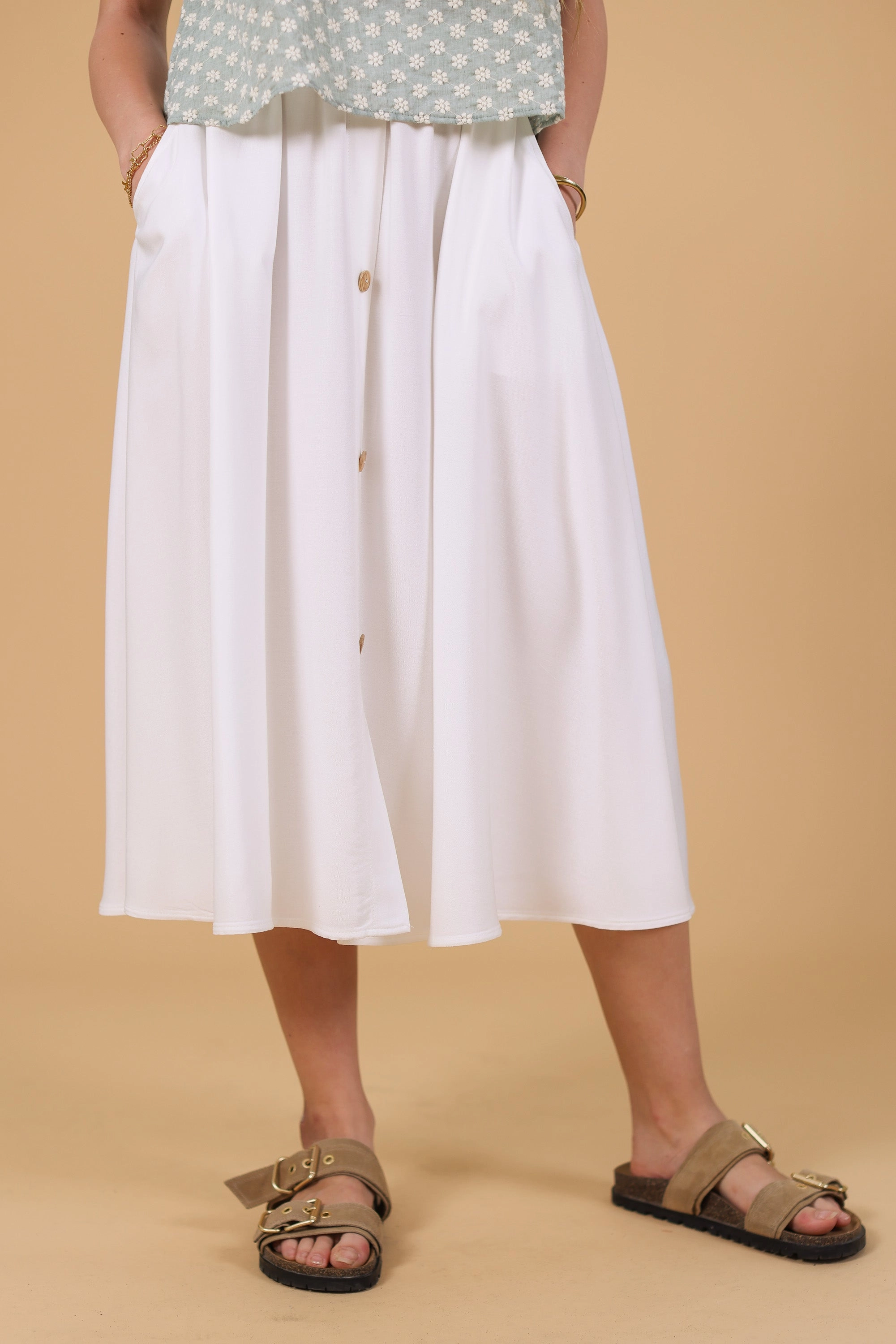 Skirt Marisa White Ultra Comfort